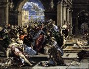 El Greco The Purification of the Temple oil painting reproduction